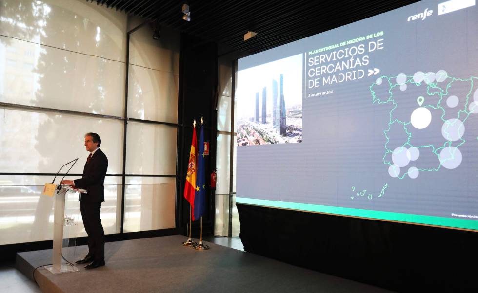 Presentación del plan de Cercanías de Madrid presentado por Íñigo de la Serna.