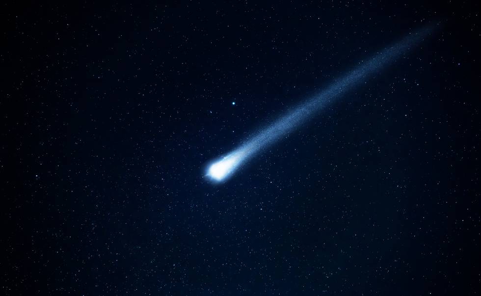 Un cometa en el cielo, en una imagen de archivo.