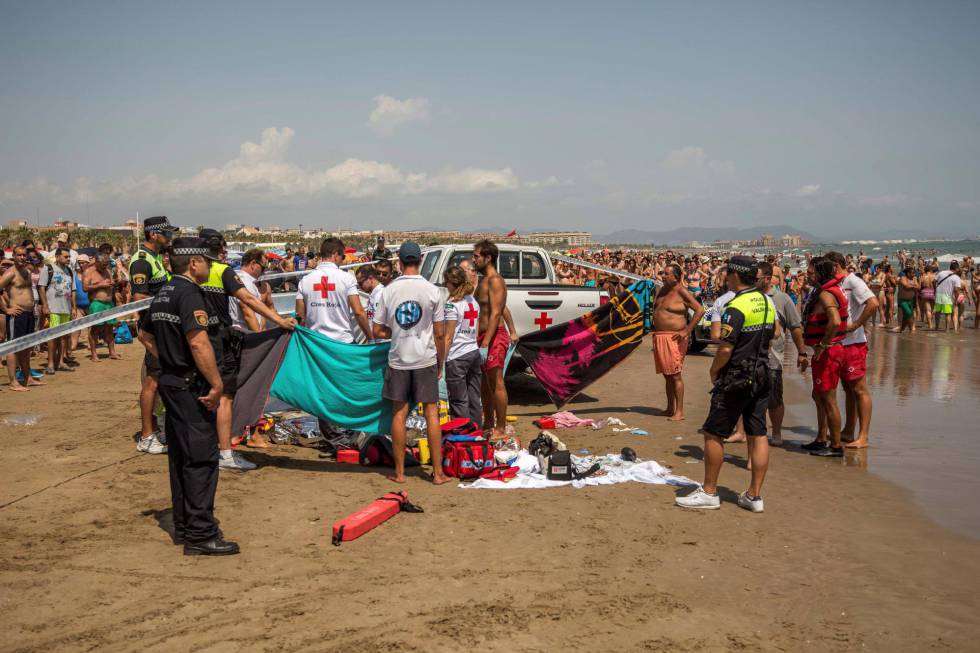 Joven muerto Malvarrosa