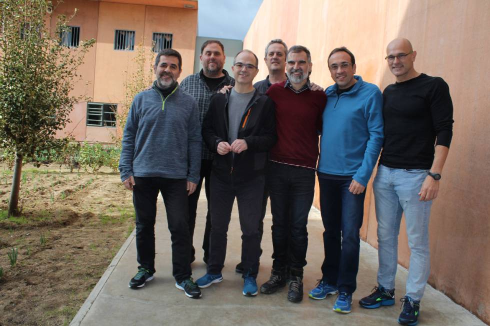Resultado de imagen de Fotos de los presos catalanes