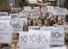Miles de jubilados vascos piden mejores pensiones en otra marcha masiva