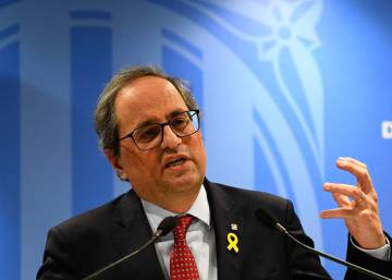 Torra: “Es un acto de venganza contra un pueblo que decidió decidir”