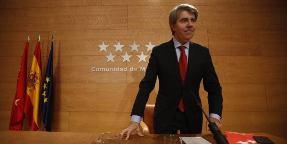 Ángel Garrido, expresidente de la Comunidad de Madrid. 