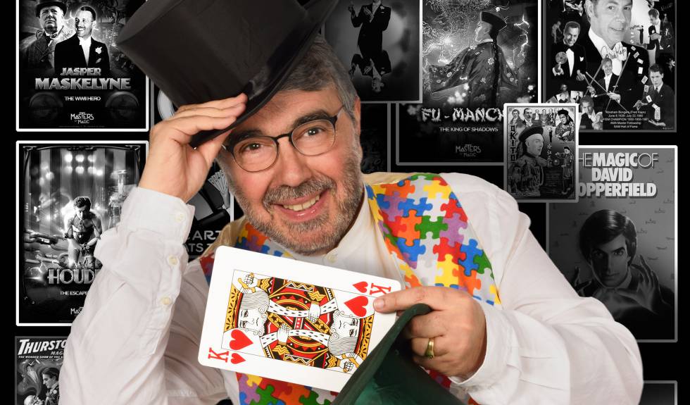 El ilusionista Selvin, director del festival de Mediona.