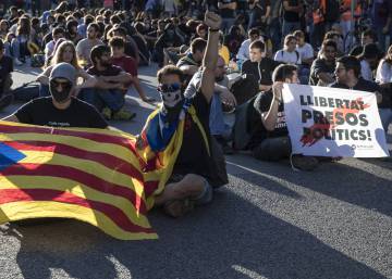 Los independentistas catalanes retoman las manifestaciones, en imágenes