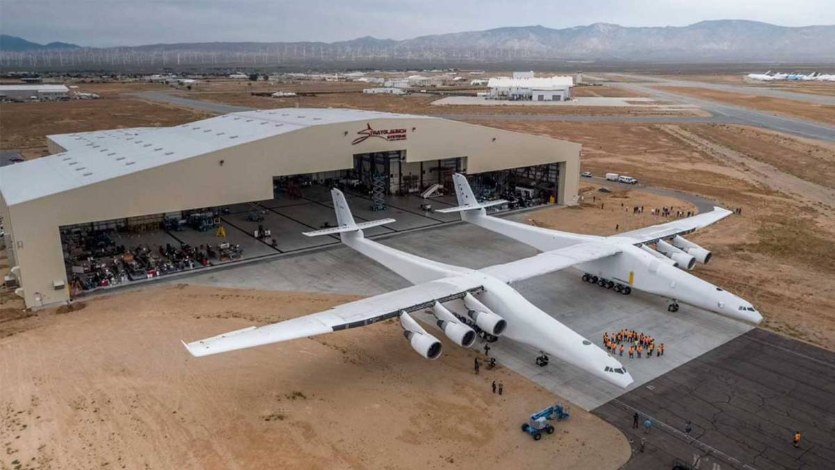 Stratolaunch, en una imagen de archivo.