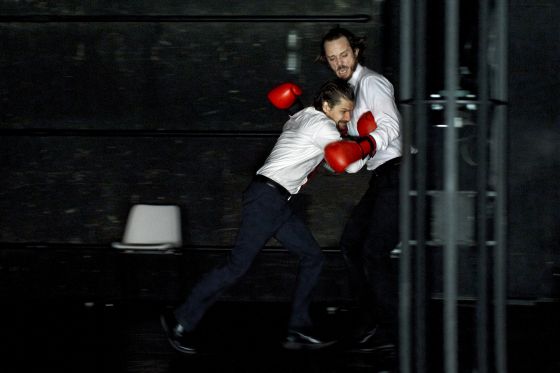 Escena de la versi&oacute;n de &Aacute;lex Rigola de 'Coriolano', de Shakespeare.