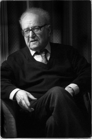 El filósofo francés Roger Garaudy, en 1998.