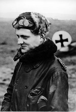 El piloto Manfred von Richthofen, conocido como BarÃ³n Rojo.