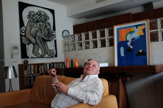 O escritor António Lobo Antunes, em sua casa de Lisboa na passada semana.