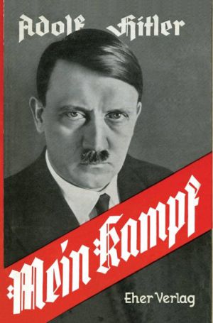 Portada de una de las primeras ediciones de 'Mein Kampf'