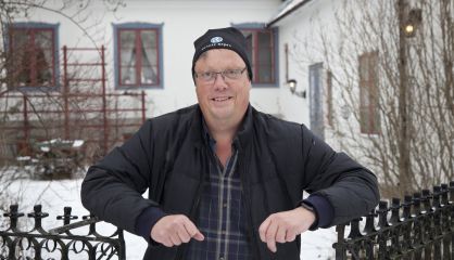 Jonasson, fotografiado en la isla sueca de Gotland.