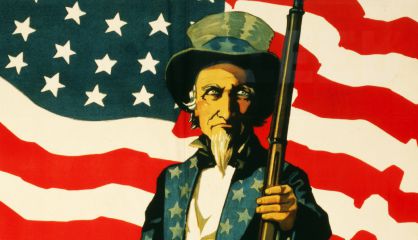 Cartel para el reclutamiento de voluntarios para el Ej&eacute;rcito de EE UU en 1917.