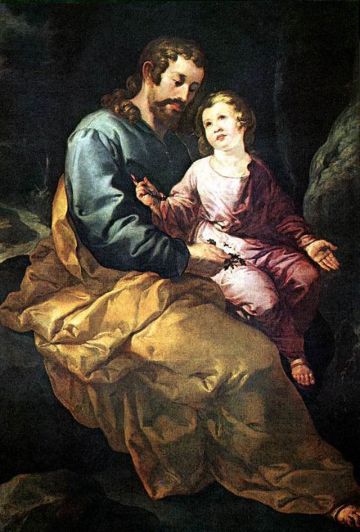 'San José y el Niño', de Francisco Herrera el Viejo.
