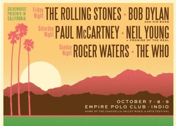 Cartel de Desert Trip.