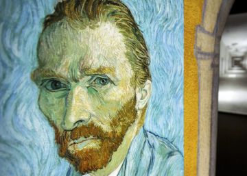 'Autorretrato', en la exposici&oacute;n dedicada a la obra de Van Gogh que se puede ver en Pek&iacute;n.