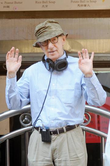 Woody Allen, en septiembre del año pasado, en el rodaje de la comedia en Nueva York.