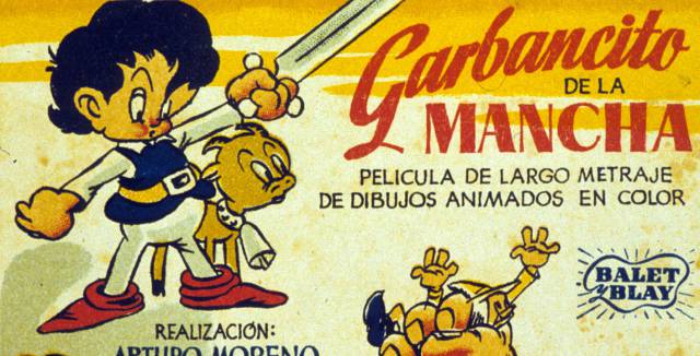 Cartel de la película Garbancito de la Mancha (1945).
