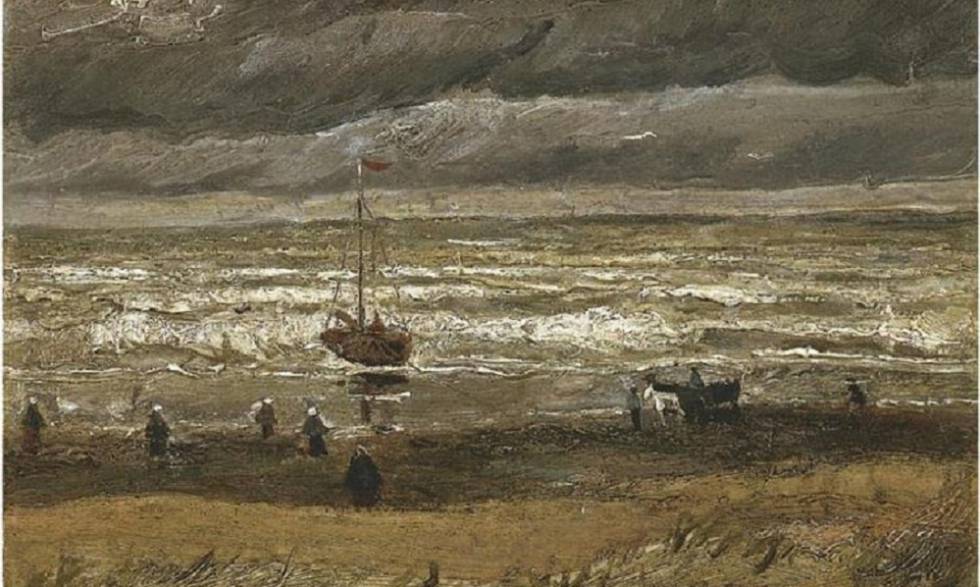 "Vista del mar en Scheveningen", de 1882