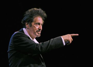 Al Pacino sobre el escenario del Teatro Col&oacute;n de Buenos Aires.