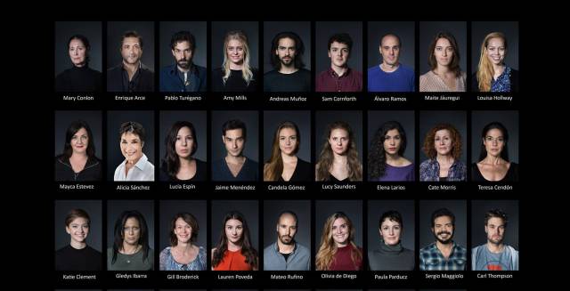 The cast of 'Blood Wedding' at The Cervantes Theatre.