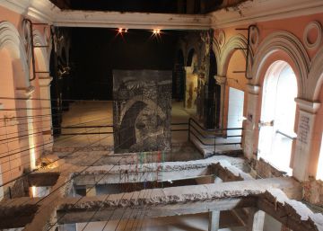 Un edificio en ruinas