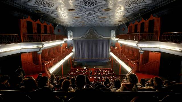 Sala del cine Doré, sede de la Filmoteca Española, en Madrid.