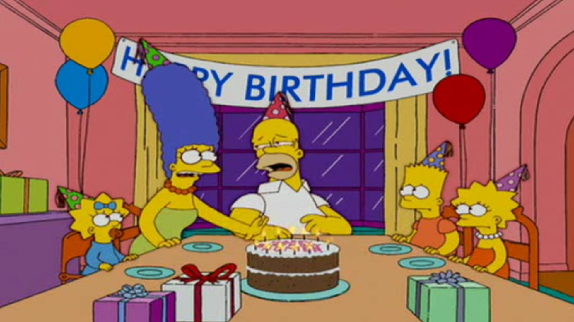 Happy birthday Los Simpson