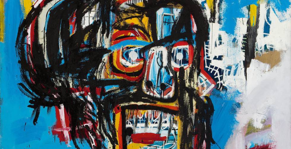 El lienzo sin título del artista Jean-Michel Basquiat
