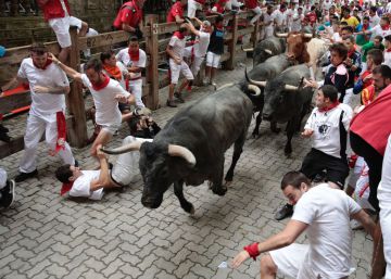 Tercer encierro de San Fermín 2017: Rápido, limpio y emocionante