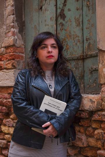 La autora Mariana Enríquez, el pasado abril.