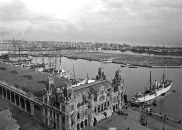 El palacete del puerto de Barcelona