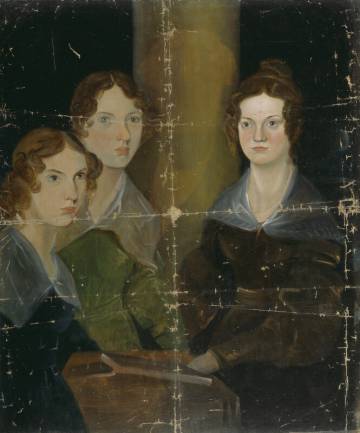 Retrato de las hermanas Brontë realizado por Patrick Branwell Brontë en 1834.