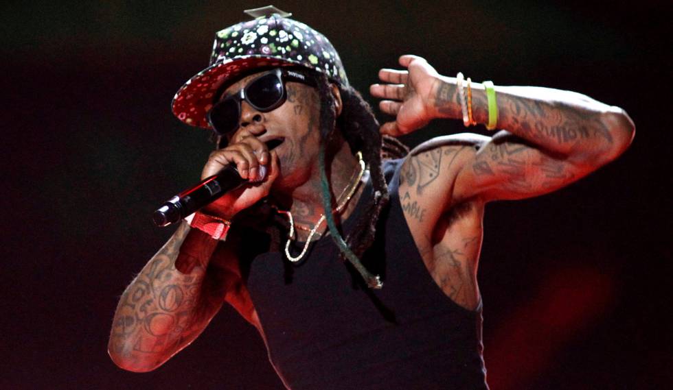 Lil Wayne, en un concierto hace dos años en Las Vegas.
