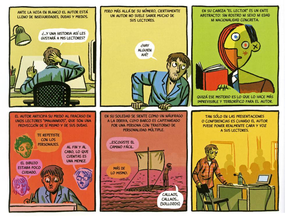 Parte de una de las historietas que componen el libro 'Confesiones de un hombre en pijama', de Paco Roca.
