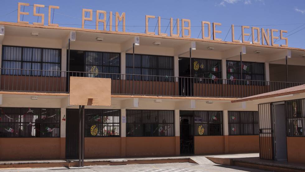 La primaria Club de Leones, lugar donde antes estaba la vecindad donde creció Rodolfo Guzmán.
