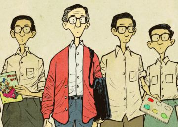 Portada y p&aacute;gina de 'Charlie chan Hock Chye'.