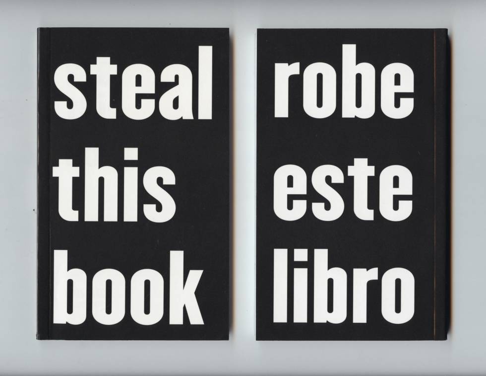 'Robe este libro' (2009), de Dora García. 