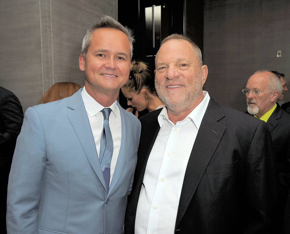 Roy Price (izquierda) y Harvey Weinstein, en Nueva York este verano.