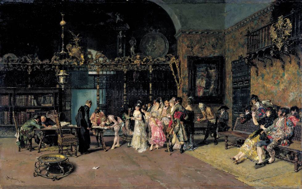 La vicaría (1868-1870), óleo de Mariano Fortuny.