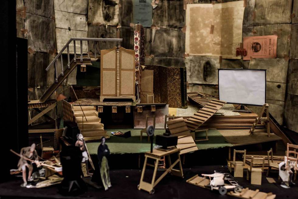 Maqueta de Kentridge para la ópera 'Wozzeck' (2016).