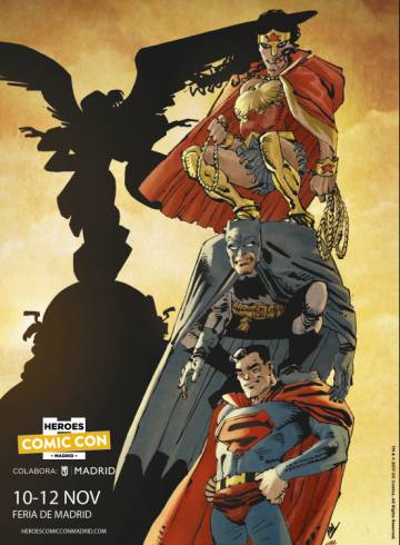 Cartel de la Heroes Comic Con de Frank Miller.
