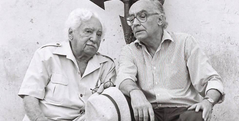 Jorge Amado y José Saramago.