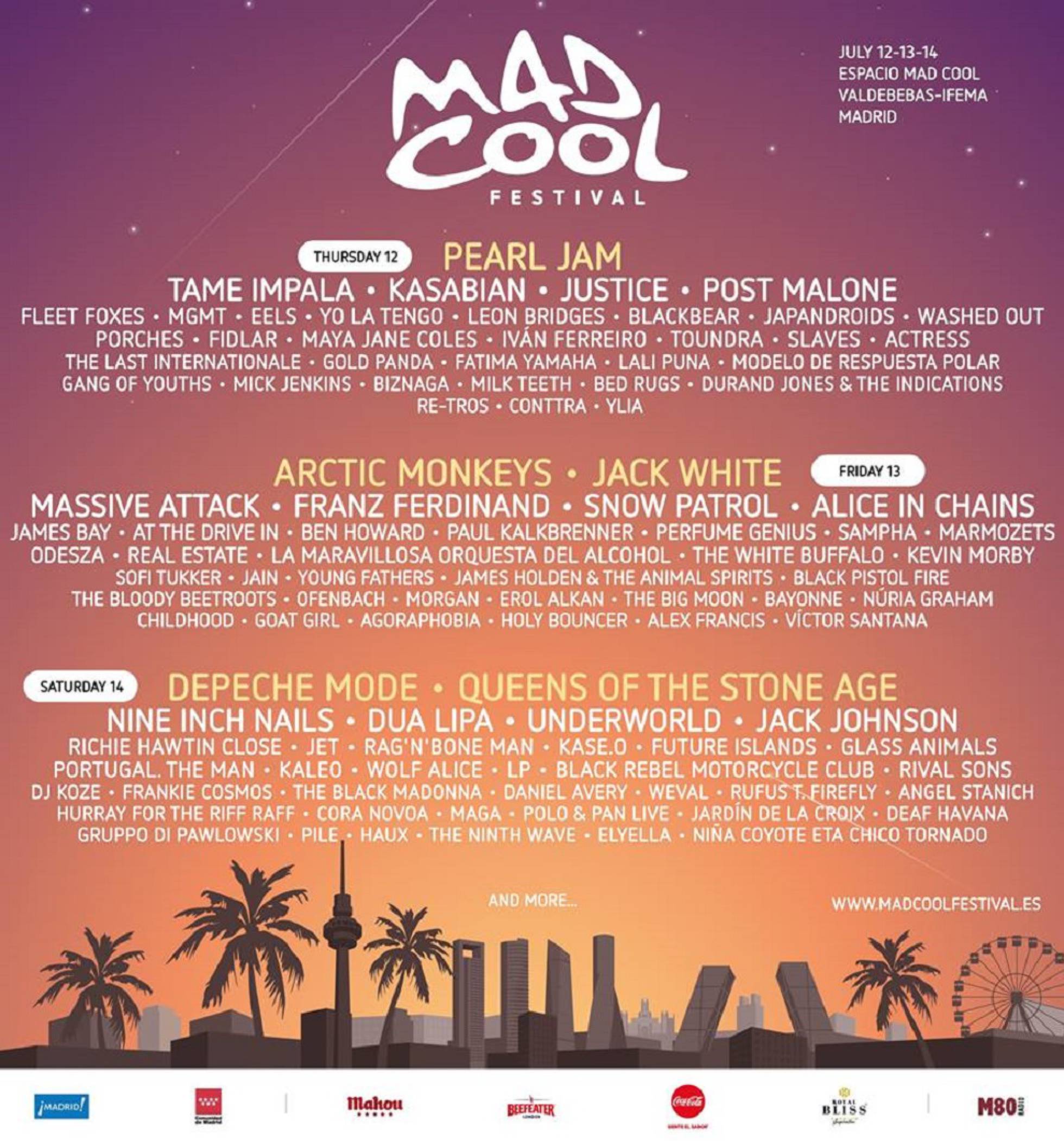 Mad Cool Festival 2019. The Cure, Iggy Pop, The National, Bon Iver, Smashing Pumpkins, Robyn, Sharon Van Etten... ¡Y lo que queda! #SoundsBetterLive 1510840248_067741_1517941766_sumario_normal_recorte1