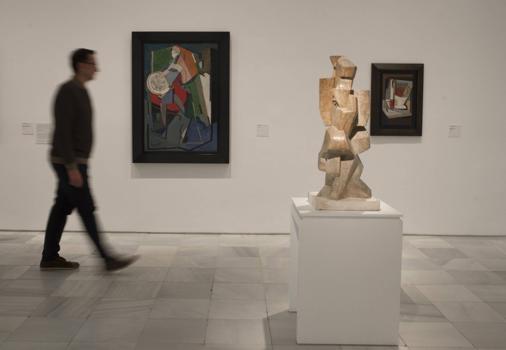 Vista de una de las salas del Reina Sofía en la está instalada la exposición 'Cubismo(s) y experiencias de la modernidad'. INMA FLORES