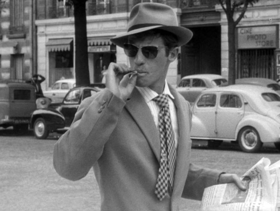 Jean-Paul Belmondo, en 'Al final de la escapada'.