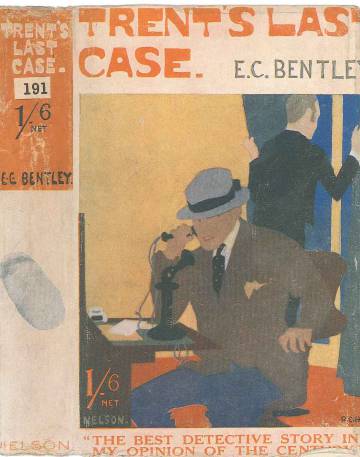 Detalle de una portada de la edición inglesa de 'El último caso de Philip Trent'