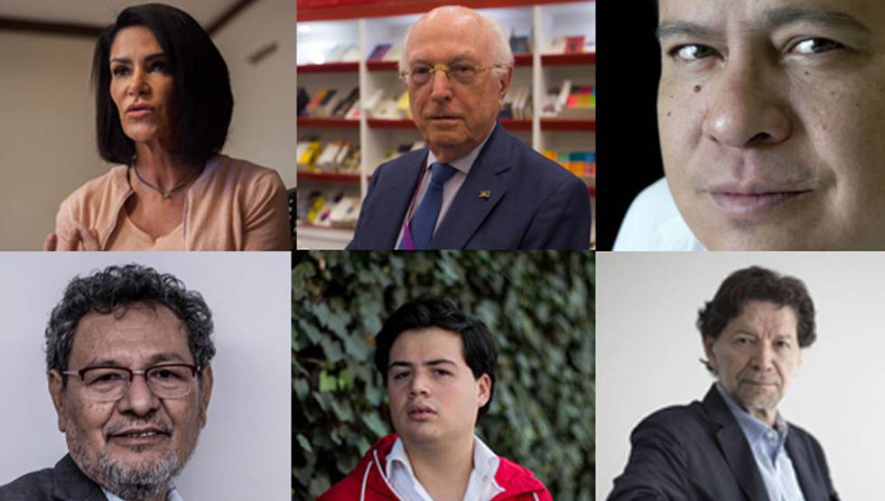 Lydia Cacho, Jaime Labastida, Julián Herbert, Élmer Mendoza, Luciano Concheiro, y Jorge Zepeda Patterson.