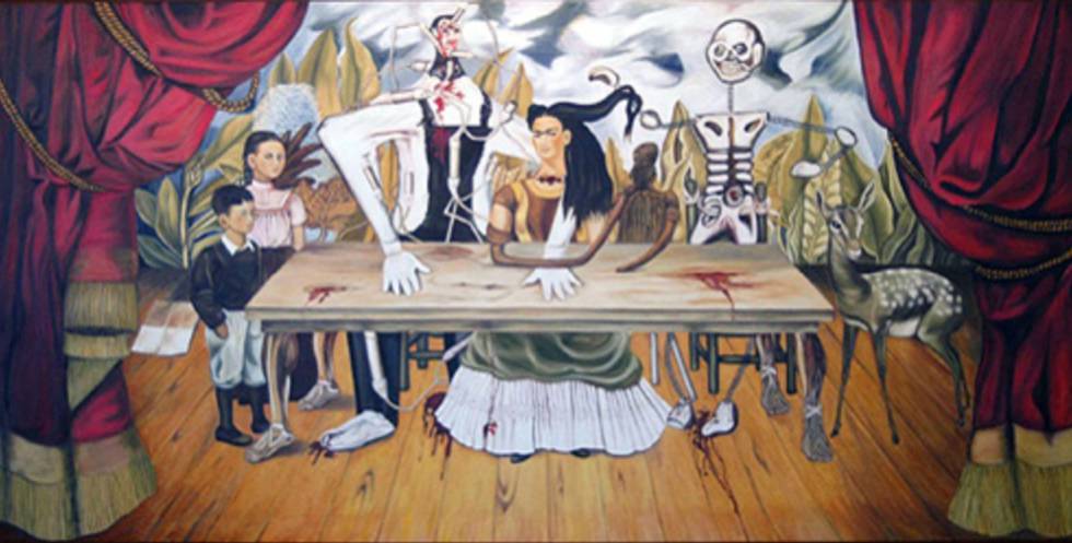 Resultado de imagen para la mesa herida frida kahlo