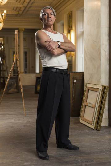Antonio Banderas caracterizado como Pablo Picasso en la serie 'Genius'.